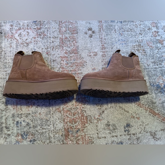 Neumel Platform Chelsea - Women’s size 10 - Chesnut - Authentic - Picture 4 of 7